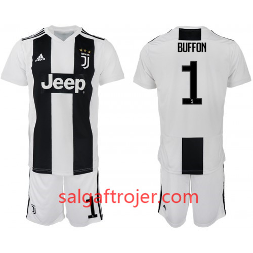 Juventus Fodboldtrøjer Buffon 1 Børn Hjemmebanesæt 2018/19 Kort ærmer Juventus Fodboldtrøjer Buffon 1 Børn Hjemmebanesæt 2018/19 Kort ærmer
